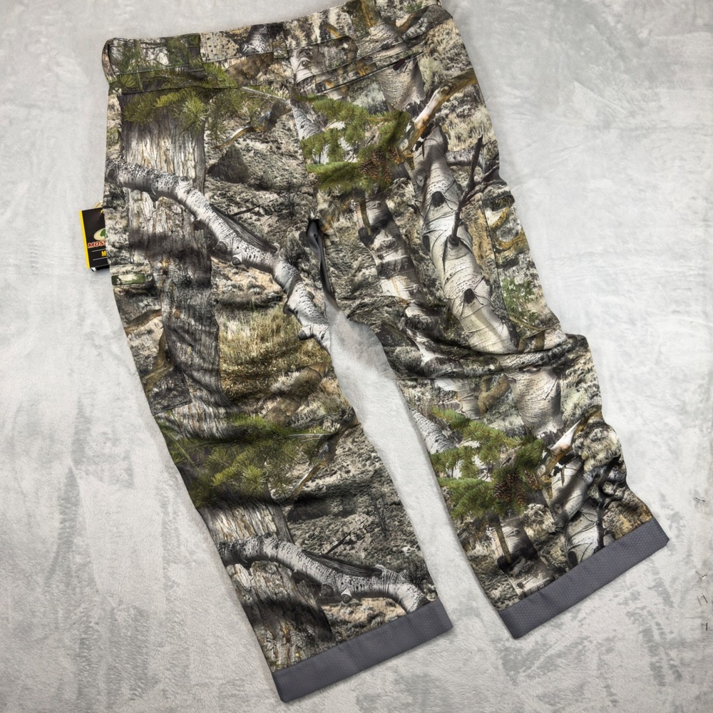 Mossy Oak Mountain Country Techshell Pants Mens XL 40/42 Camo Hunting TP1149 - Picture 13 of 15